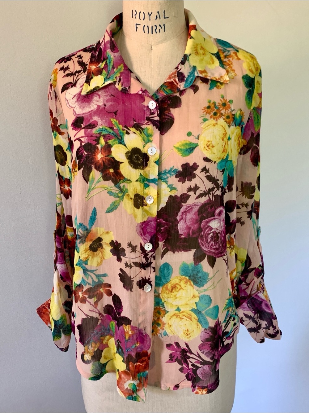 About A Girl Floral Blouse